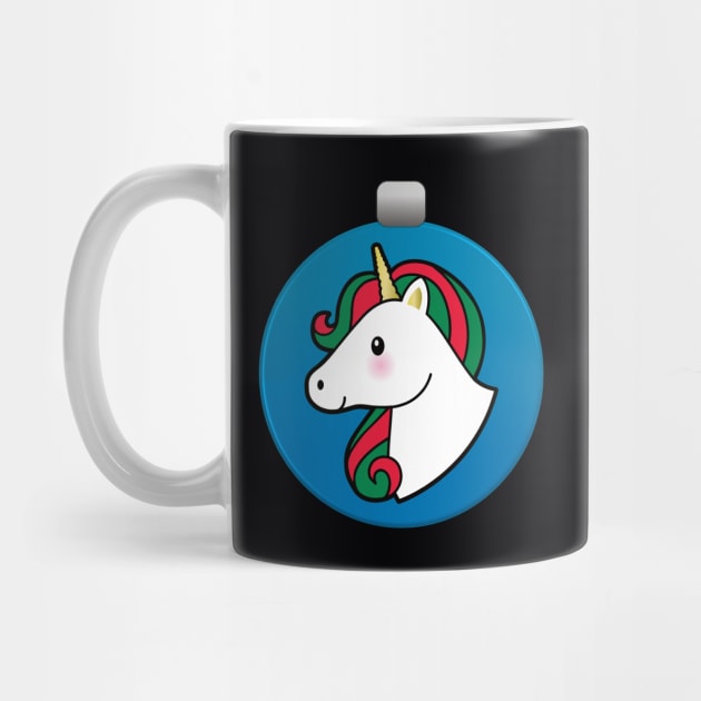 Unicorn Christmas Ornament by DPattonPD